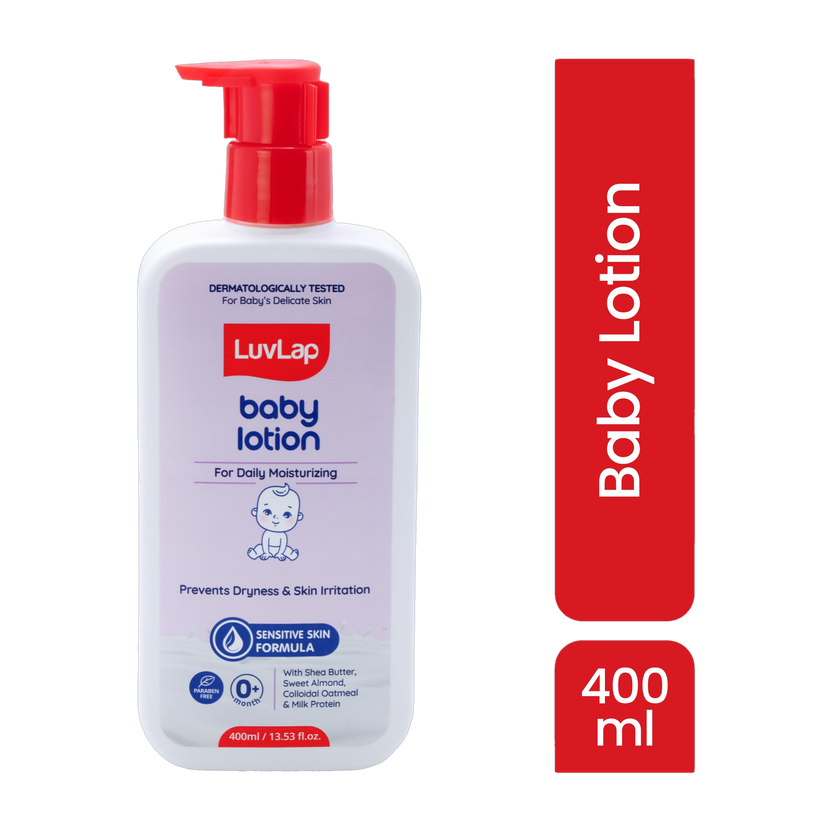 LuvLap Baby Lotion with Milk Protein(400 ml)