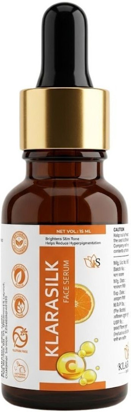 KLARASILK KLARASILK Vitamin C Face Serum 15 ml | Skin Brightening & Anti-Pigmentation Serum(15 ml) - Flipkart Deal