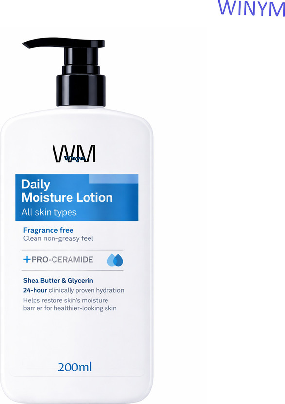Winym Daily Moisture Lotion | Clean Feel Non Sticky Finish(200 ml)
