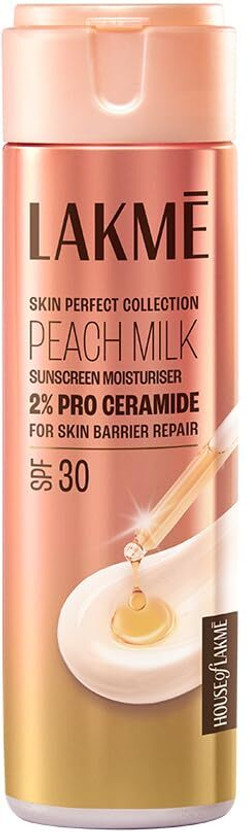 Lakmé Peach Milk Moisturiser SPF 30 with 2% Pro-Ceramide(200 ml)