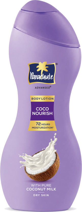 Parachute Advansed Coco Nourish Body Lotion, With Pure Coconut Milk, 100% Natural, Dry Skin(225 ml)