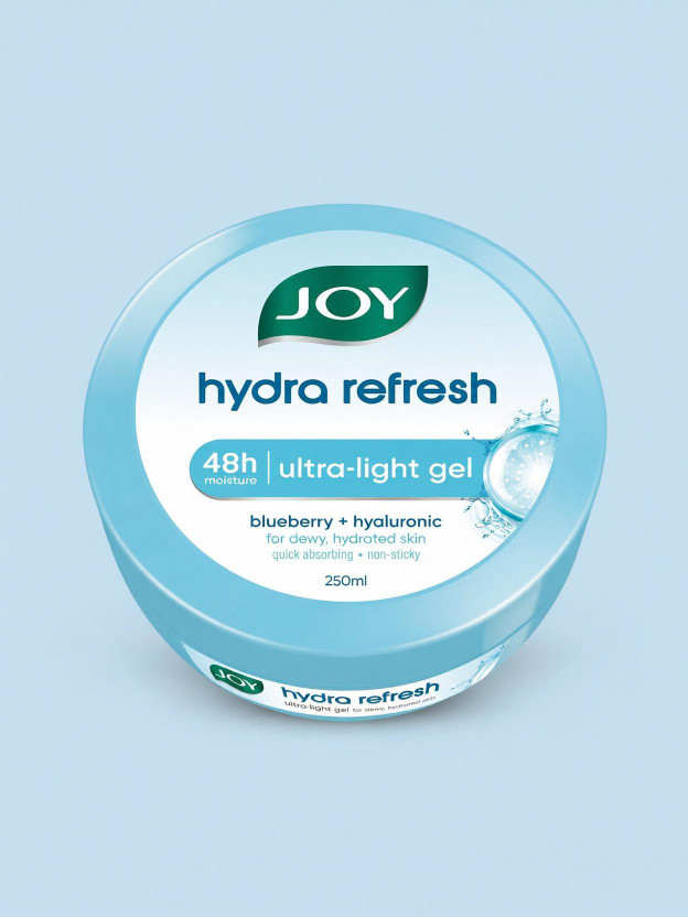 Joy Joy Hydra Refresh Ultra-Light Gel, Oil Free Moisturiser for Face & Body(250 ml) - Flipkart Deal