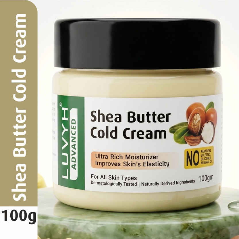 LUVYH Shea Butter Cold & Winter Cream for Deep Moisturizing & Hydrating Care(100 g)