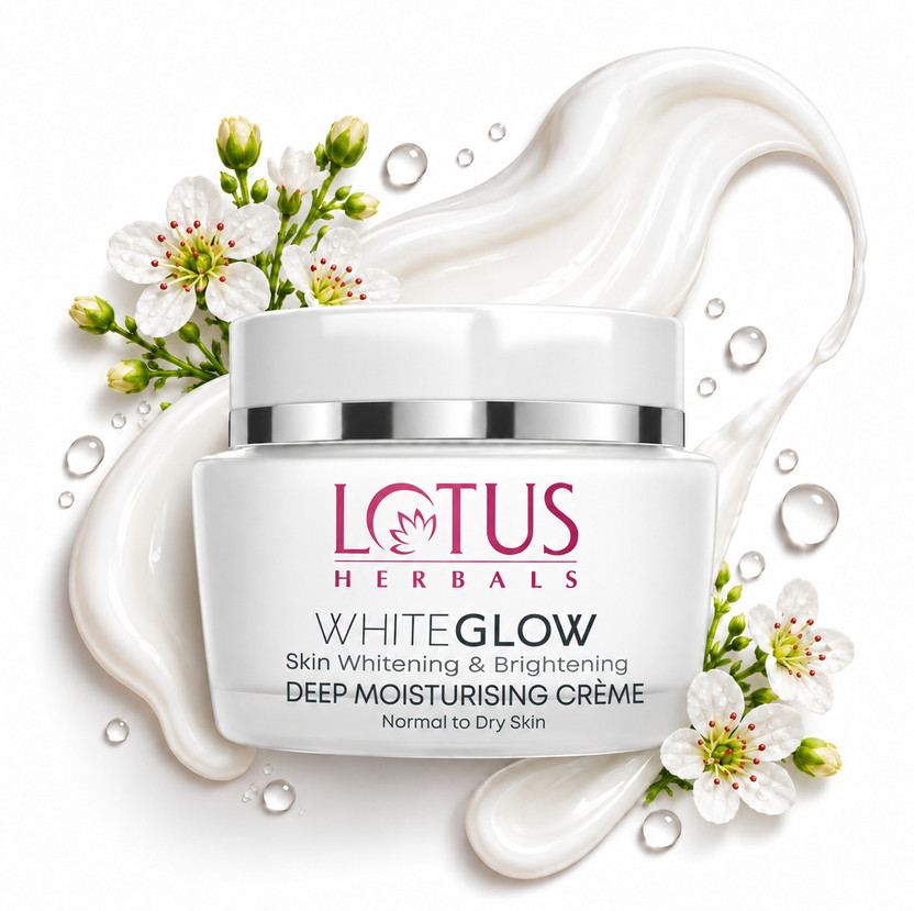 LOTUS HERBALS Whiteglow Skin Whitening & Brightening Deep Moisturising Cream(40 g)