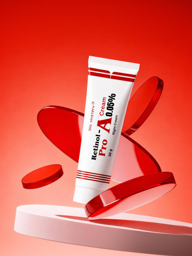 Bio Mystery Retinol Pro Night Cream 0.05% Vitamin A for Fine Lines, Sun Spots & Anti-Aging(30 g)