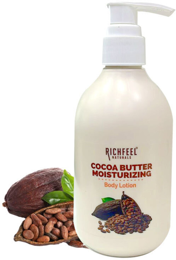 RICHFEEL Cocoa Butter Moisturizing Body Lotion|100% Cocoa And Shea Butter|200 ml(200 ml)