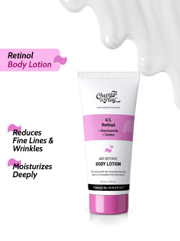 Chemist Chemist at Play Retinol Body Lotion | Retinol + Niacinamide | Anti-Aging & Reduces Wrinkles(200 ml) - Flipkart Deal