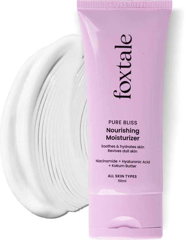 Foxtale Nourishing Ceramide Moisturizer for Dry Skin, Skin-Barrier Repair & Hydration(50 ml)