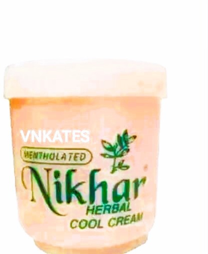 VNKATES Nikhar Mentholated After Shave Herbal Cool Cream 100% Original R(200 g)