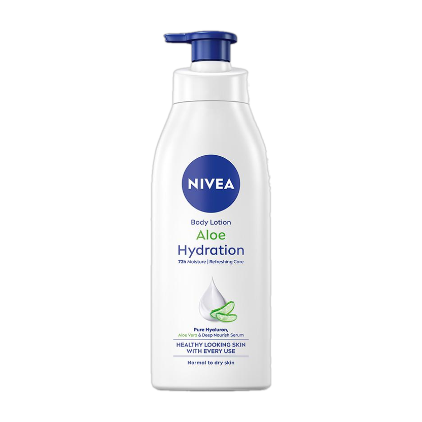 NIVEA Aloe Hydration,Moisturizer Body Lotion,Hyaluronic acid, Serum, Natural Aloe Vera(400 ml)