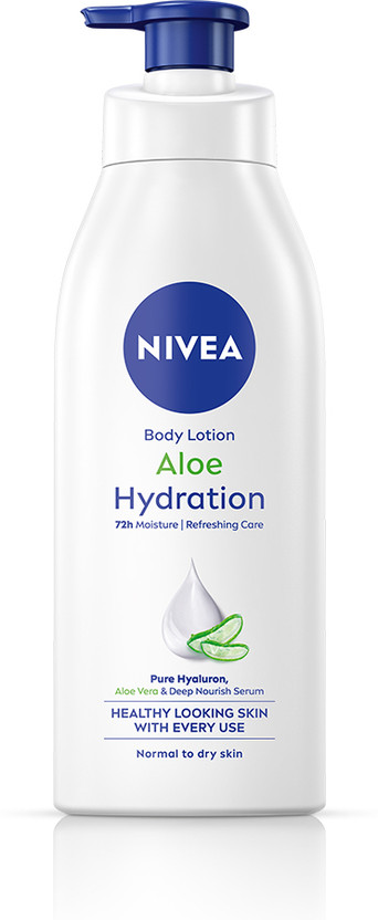NIVEA Aloe Hydration,Moisturizer Body Lotion,Hyaluronic acid, Serum, Natural Aloe Vera(400 ml)