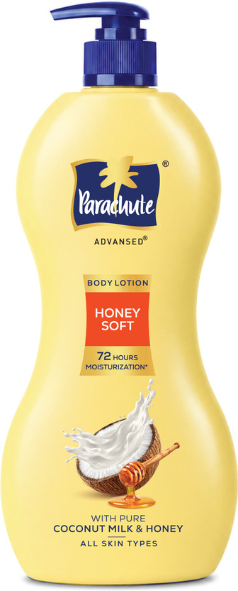 Parachute Advansed Honey Soft Body Lotion, 100% Natural, Dry Skin Moisturizer, Silky Smooth Skin(400 ml)