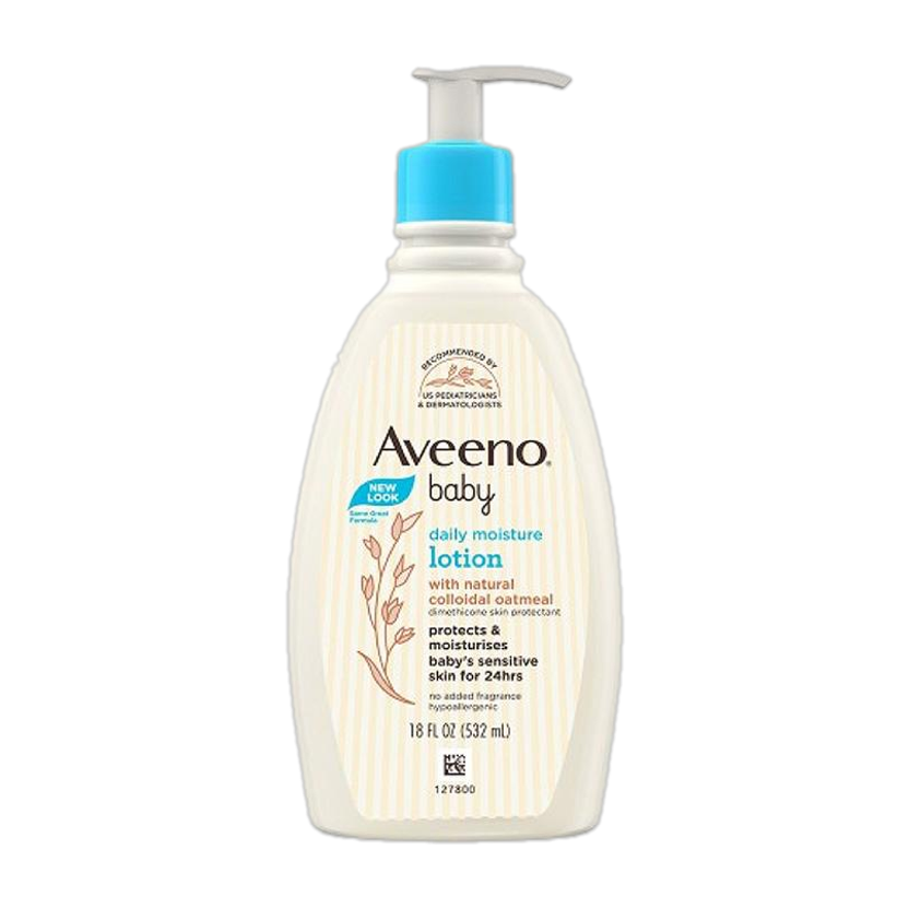 Aveeno Baby Daily Moisturizing Lotion| Protect & moisturize baby's sensitive skin for 24 hrs(532 ml)