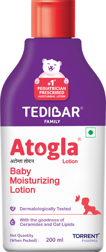 Atogla Baby Moisturising Lotion from Tedibar Family - By Torrent Pharma(200 ml)