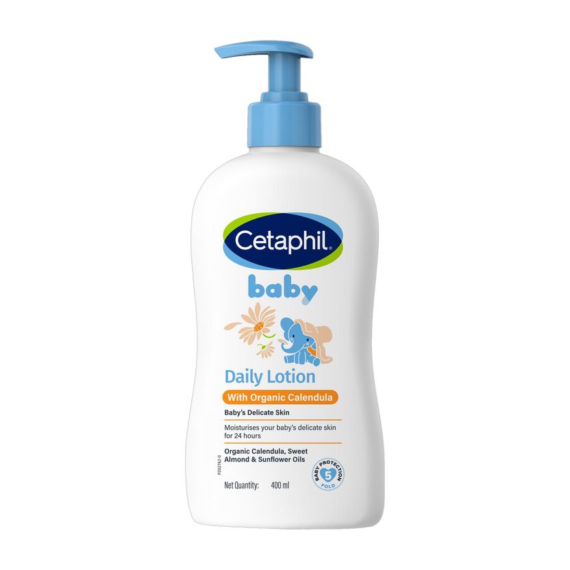 Cetaphil BABY DAILY LOTION WITH ORGANIC CALENDULA FACE AND BODY(400 ml)
