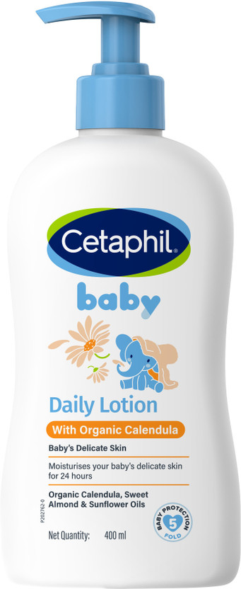 Cetaphil BABY DAILY LOTION WITH ORGANIC CALENDULA FACE AND BODY(400 ml)