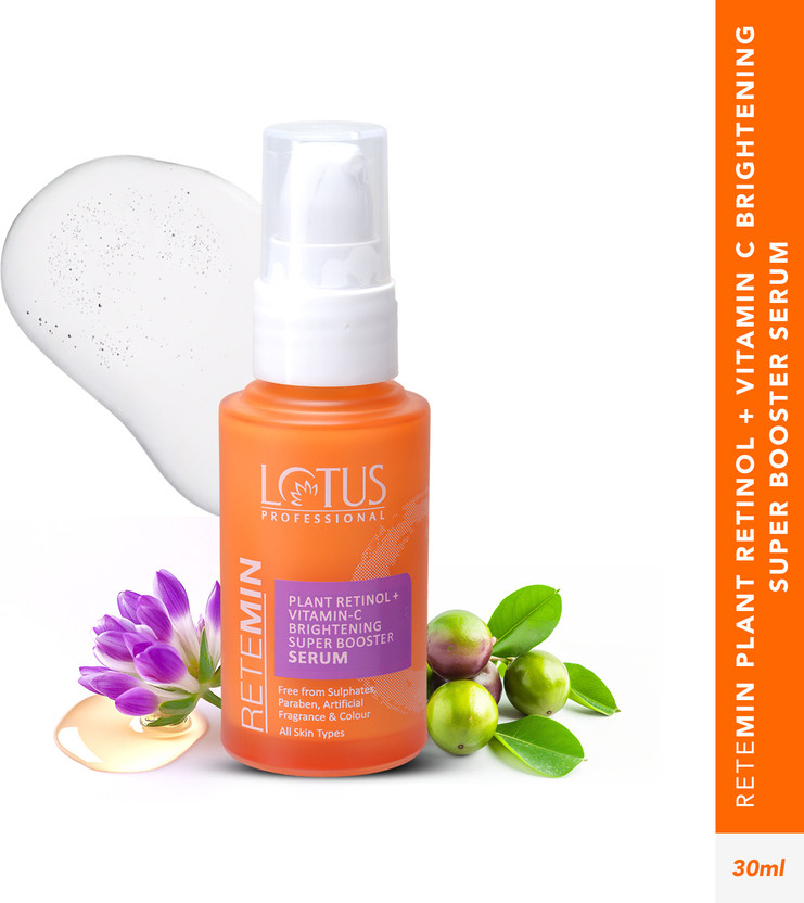 Lotus Professional Retemin Plant Retinol & Natural Vitamin C Brightening Super Booster Serum(30 ml)