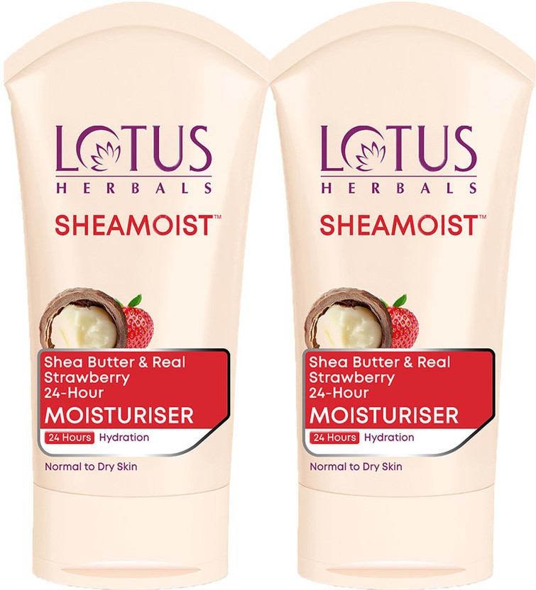 LOTUS HERBALS Sheamoist Shea Butter and Real Strawberry(200 g)