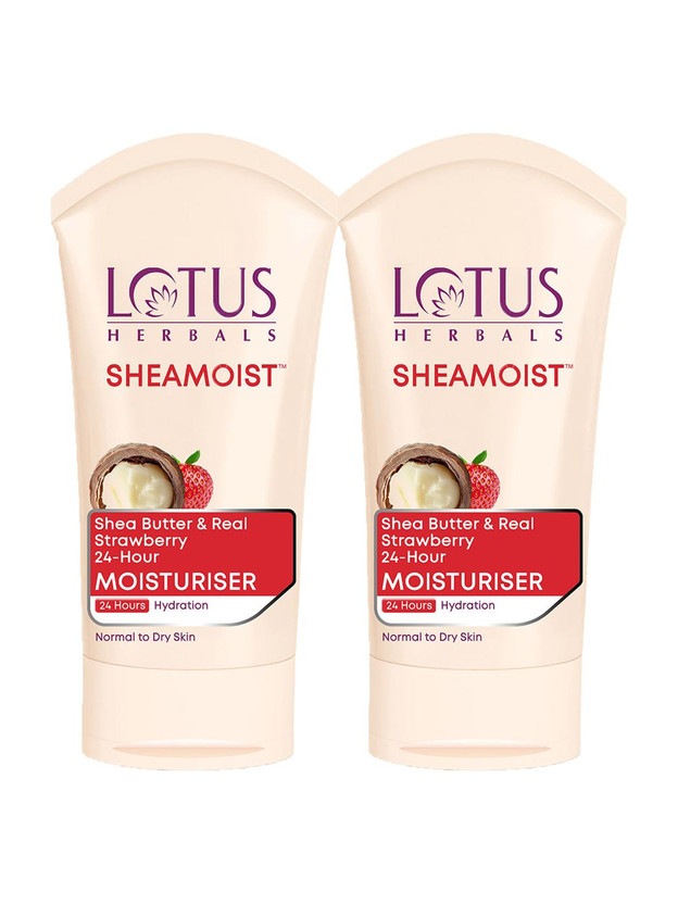 LOTUS HERBALS Sheamoist Shea Butter and Real Strawberry(200 g)