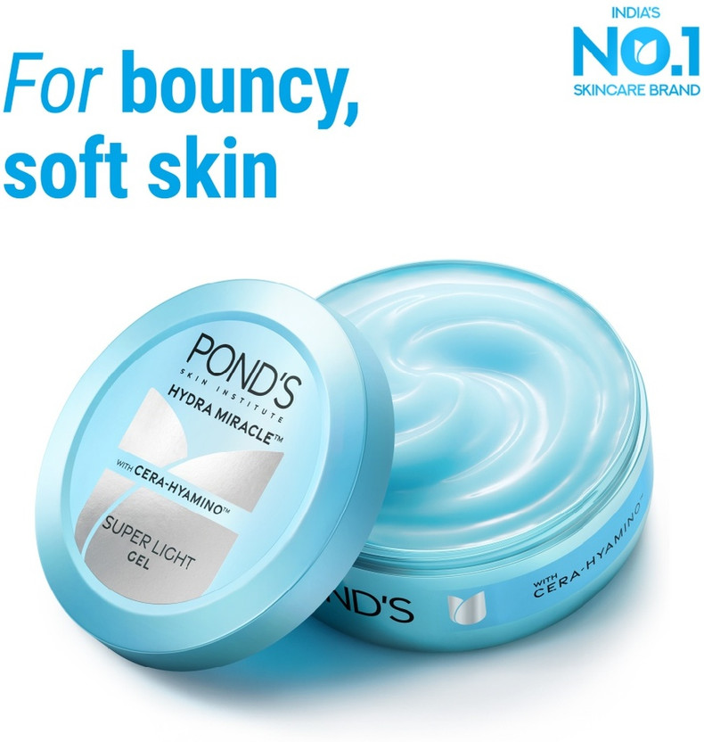 POND's Super Light Gel Non-Sticky Fresh Feel Moisturiser For Hydrated Glow(200 ml)