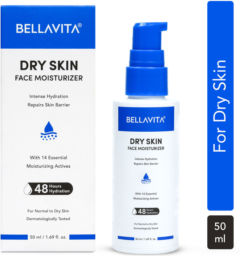 BELLAVITA Face Moisturizer Dry to Normal Skin|Moisturizer Cream For Face|For Men & Women(50 ml)