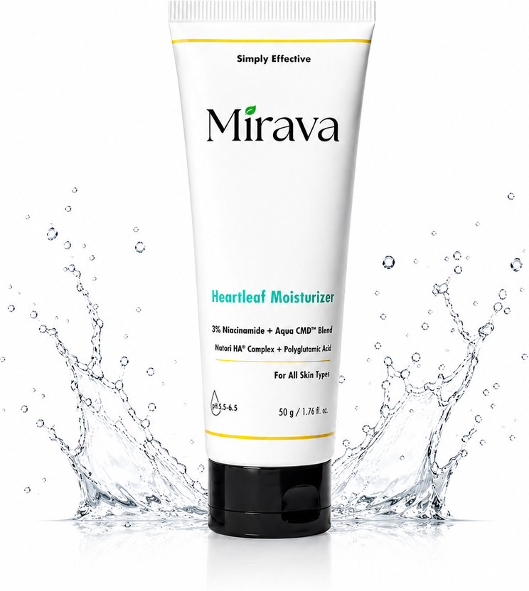 MIRAVA Heartleaf Face Moisturizer | Barrier Repair & Deep Hydration | 3% Niacinamide(50 g)