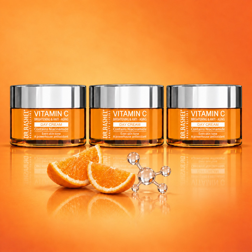 DR.RASHEL DR.RASHEL Vitamin C Day Cream for Brightening & Anti - Aging with Deep Moisturization(150 g) - Flipkart Deal