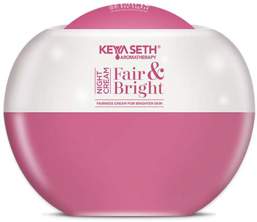 KEYA SETH AROMATHERAPY Fair & Bright Vitamin C & Niacinamide Night Cream for Glowing Skin, Men & Women(50 ml)