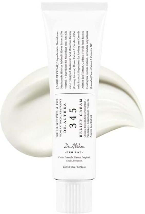 Dr.Althea 345 Relief Cream Soothing Moisturizer for Sensitive Skin(50 ml)