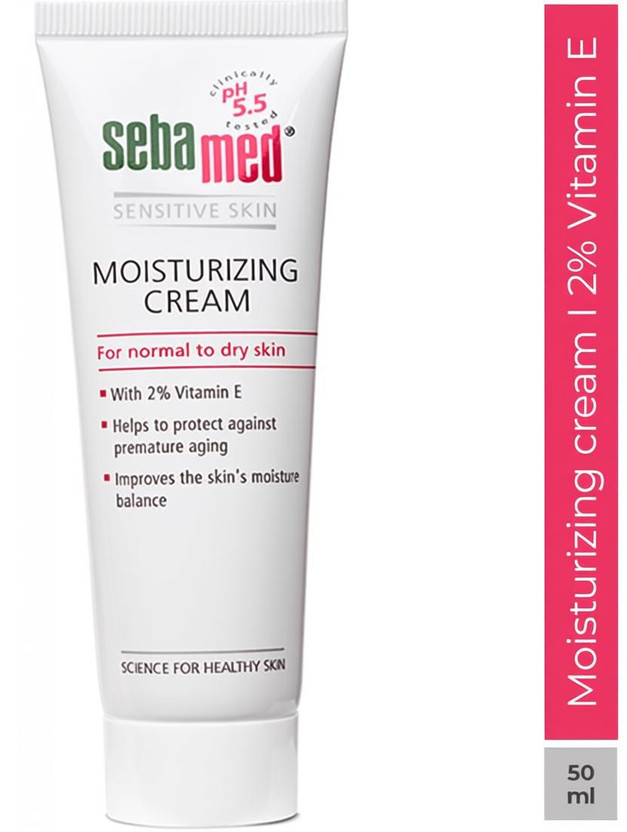 Sebamed Sebamed Moisturizing Cream | pH 5.5 | Improves skin's moisture balance |(50 ml) - Flipkart Deal