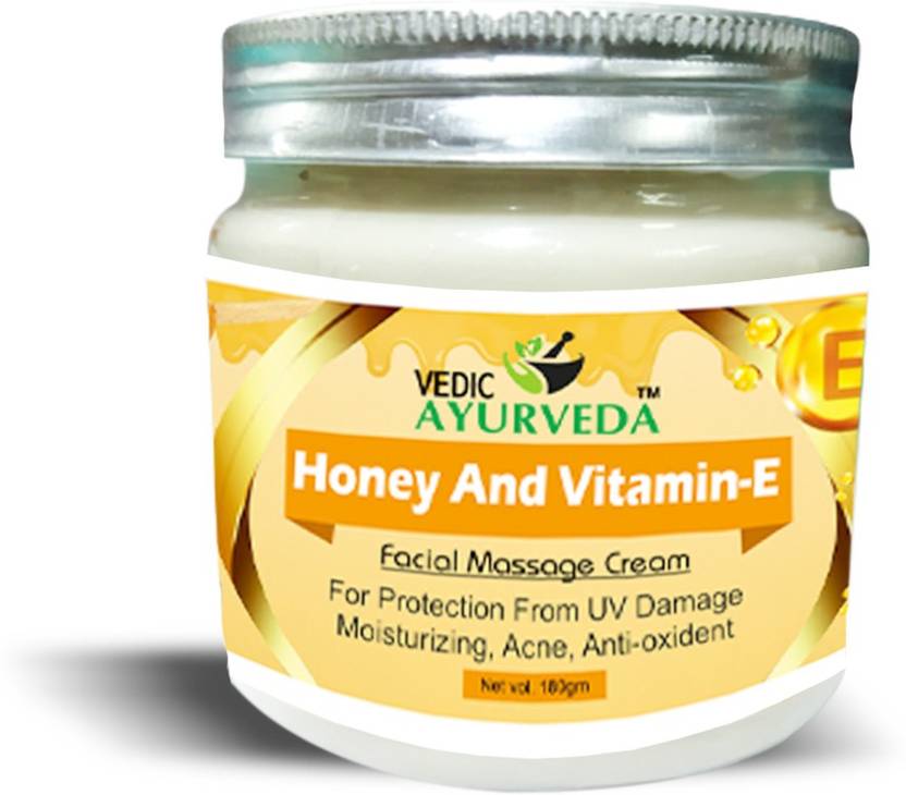 VEDICAYURVEDA Honey and Vitamin E Face Cream For All Skin Types No