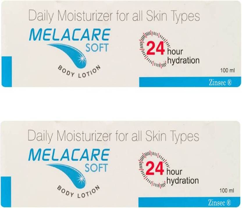 Zinsec MelaCare soft body lotion 100ml*2 (Pack of 2) Price in India