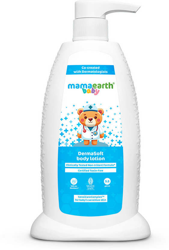 Mamaearth Mamaearth Baby DermaSoft Body Lotion with Sensi Care Complex for Baby's Sensitive Skin(250 ml) - Flipkart Deal