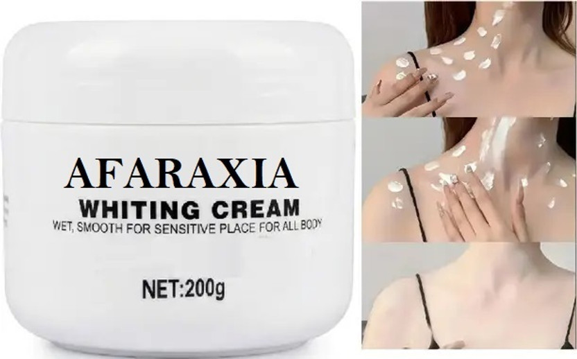 AFARAXIA AFARAXIA Korean Skin Whitening Cream for Face & Body | Brightening & Dark Spot Removal(200 g) - Flipkart Deal