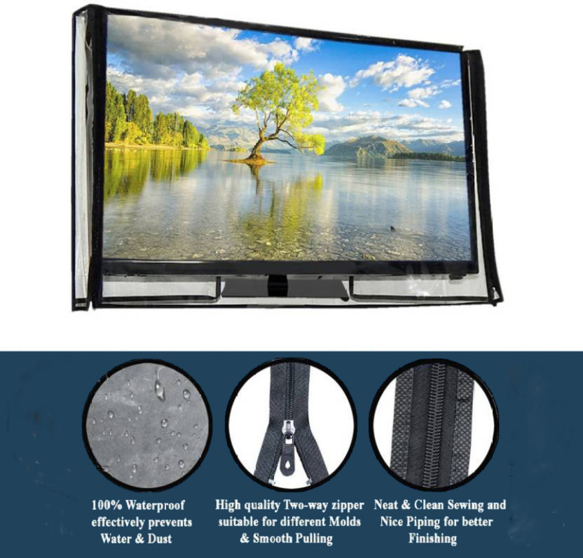 Acoma Led TV Cover Transparent , Waterproof for 43 inch iFFALCON ,Motorola, Adsun, LG Smart TV  - Led-43_TP_P1-AC(Transparent)