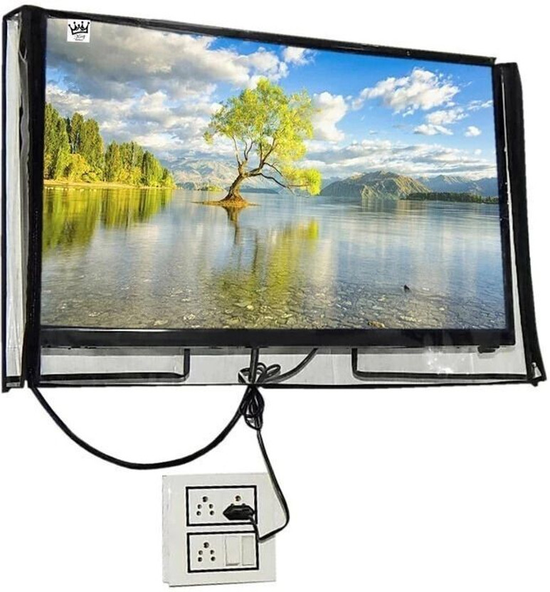 DADADEALS Dustproof PVC LED/LCD/Monitor TV Cover Suitable for All Models of 32 Inch TV for 32 inch Thomson, KODAK, Sony, Samsang, Mi 32 Inch Led TV Cover  - TV_Transparent-32inch(Transparent)