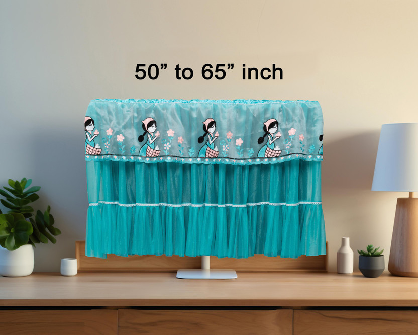 Fashionable House Tv Cover for 65 inch LED TV  - Bestfit for 50-65 Inch(Firoze)