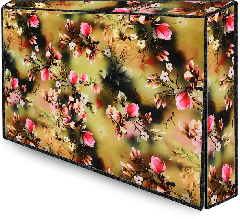 Samsung Zxomillo Dustproof PVC LED/LCD/Monitor TV Cover Suitable for All Models of 32 Inch TV for 32 inch Xiaomai, Lg, Samsung, Redmi, Vw, TCL, Acer  - PR-TV-32-INCH-3D-PRINT(Yellow, Pink) - Flipkart Deal