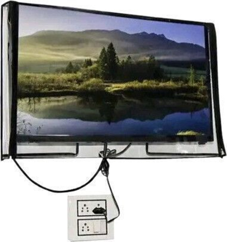 DADADEALS Dustproof PVC LED/LCD/Monitor TV Cover Suitable for All Models of 32 Inch TV for 32 inch Thomson, KODAK, Sony, Samsang, Mi 32 Inch Led TV Cover  - TV_4400(Clear)
