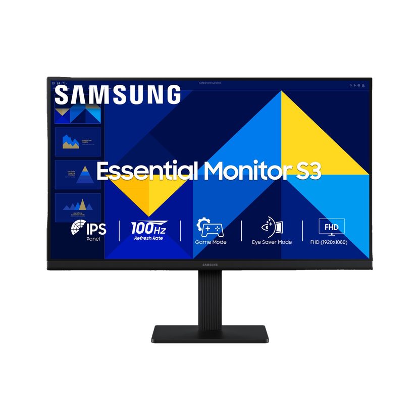 Samsung S3 54.6 Cm 22 Inch Full Hd Led Backlit Ips Panel With D-sub, Hdmi Flat Monitor Ls22d300gawxxl