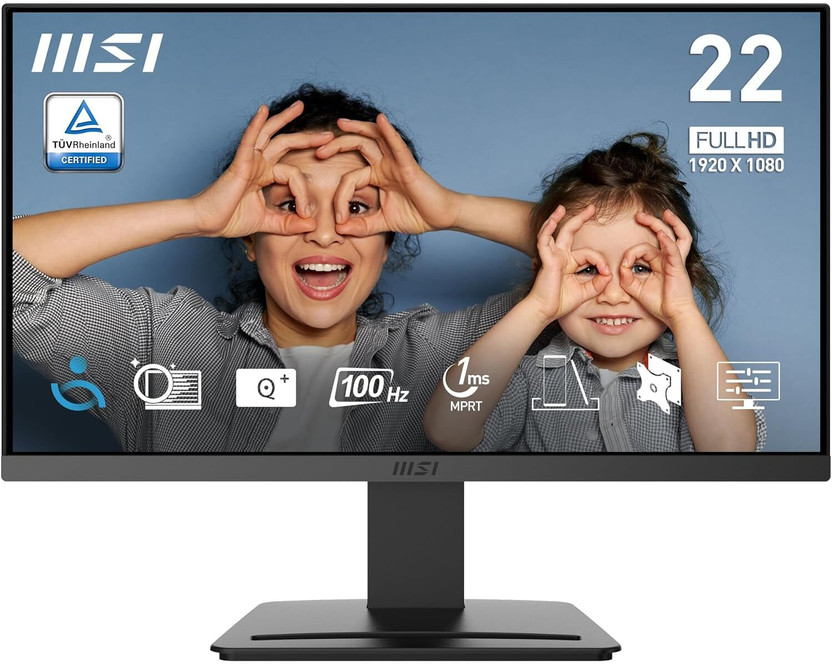 MSI 55.88 cm (22 inch) Full HD VA Panel Monitor (MP223 E2)(Response Time: 1 ms, 100 Hz Refresh Rate)