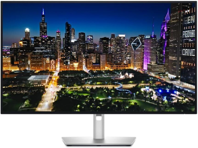DELL UltraSharp U3225QE (3840 x 2160) Thunderbolt Hub 81.28 cm (32 inch) 4K Ultra HD LED Backlit IPS Panel Monitor (100% sRGB,3000:1 contrast,HDR 600,HDMI, DP, USB-C 140W PD, Height, Pivot, Swivel)(Frameless, Response Time: 5 ms, 120 Hz Refresh Rate)