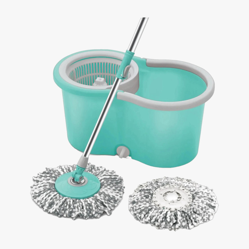 Spotzero Spotzero by Milton Manual Spin Mop & Bucket Set Dust Mop(Multicolor) - Flipkart Deal