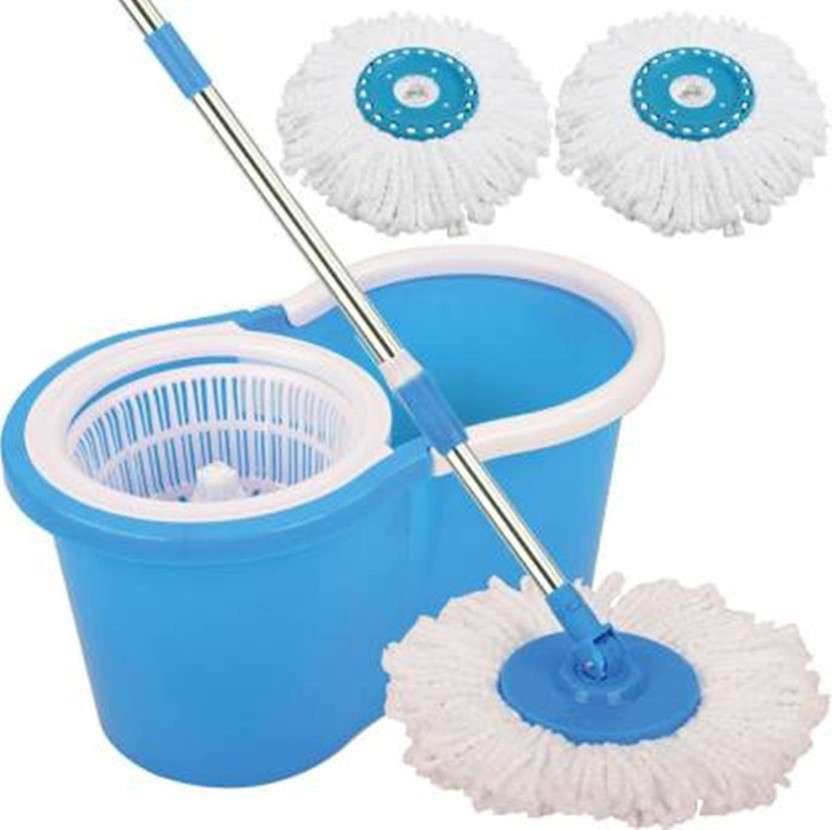 Trebbo Mop for Floor Cleaning Heavy Duty Mop Set(Blue)
