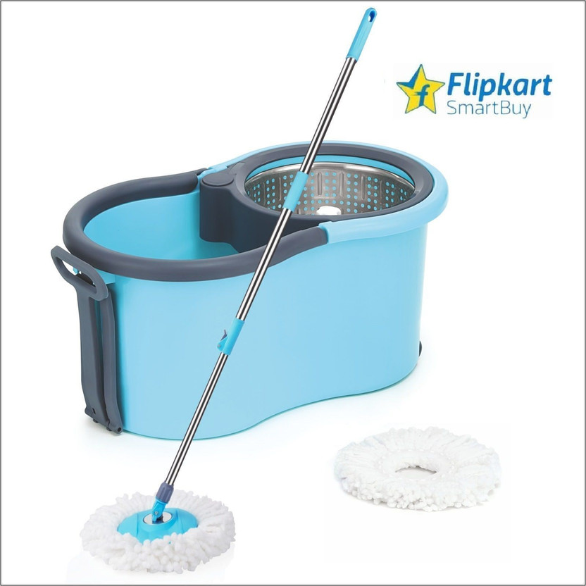 Flipkart SmartBuy SPRINKLER MICROFIBER REFILLS BLUE COLOR Mop Set(Multicolor)