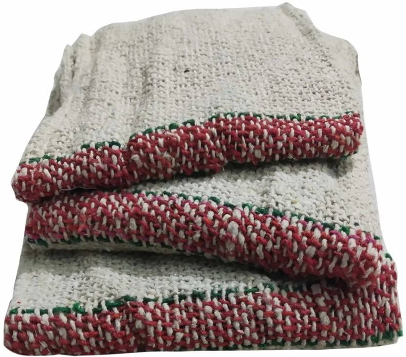Kedaram Pack of 3 Floor Cleaning cloth (pocha) for moppingGrey Wet