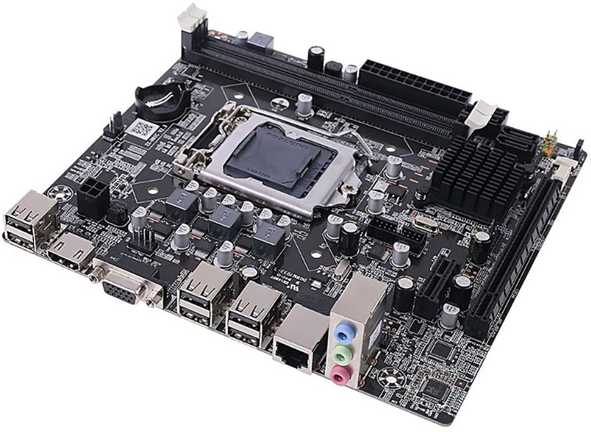 ZEBRONICS ZEB- H61 M2 LGA 1155Socket Micro-ATX Intel H61 Chipset DDR3 Motherboard for Desktop