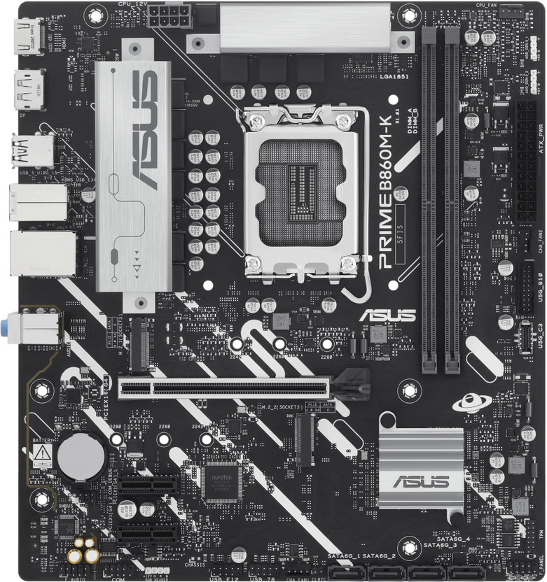 ASUS PRIME B860M-K-CSM LGA1851 RL-ILMSocket Mini-ATX Intel B860 Chipset DDR5 Motherboard for Desktop