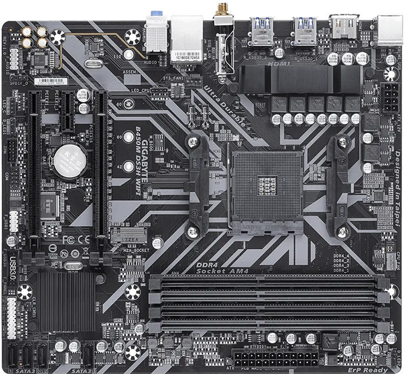 GIGABYTE B450M DS3H WiFi AM4Socket ATX AMD B450 Chipset DDR4 Motherboard for Desktop