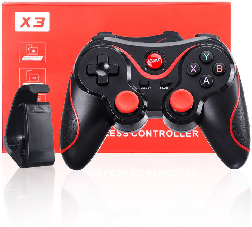 TBON Hot Selling Mobile Gamepad Wireless Game Controller for Android/PC/TV  Motion Controller(Black, For PC)